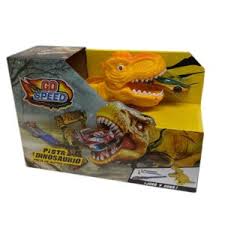 Pista dinosaurio de auto con lanzamiento