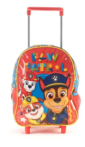 Mochila carrito wabro  12" paw patrol