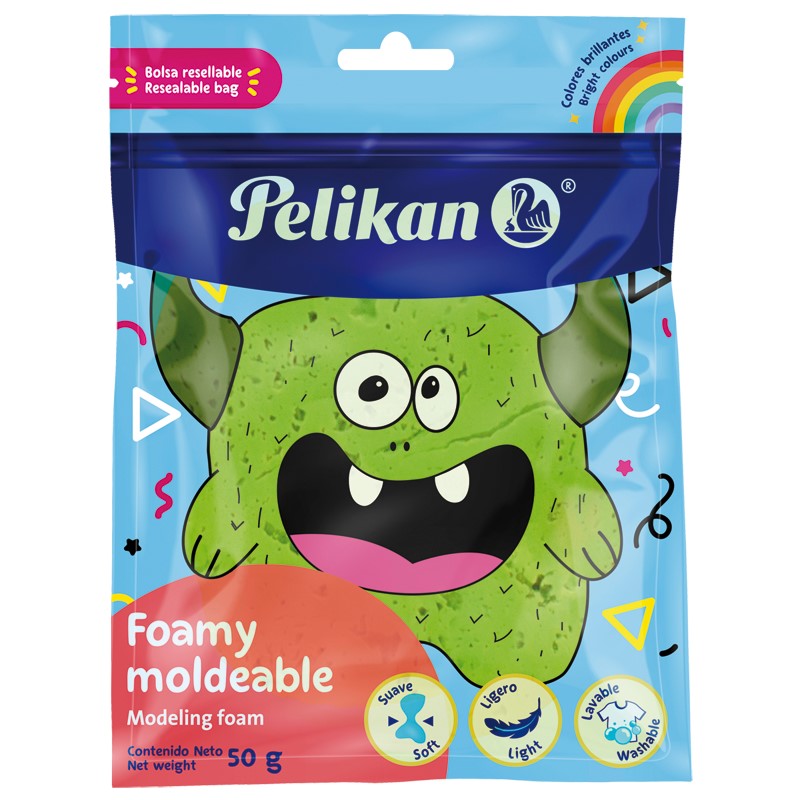 Masa pelikan moldeable 50 gs verde claro