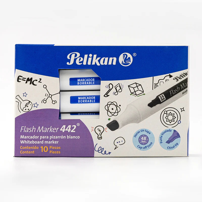 Marcadores pelikan pizarra 442 azul