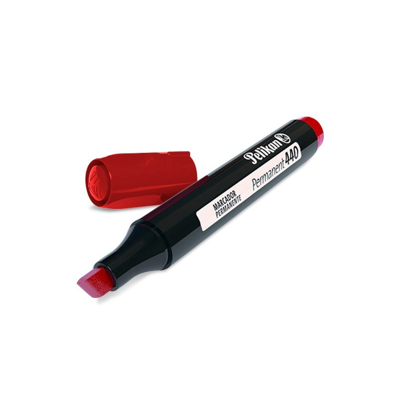 Marcador permanente pelikan 440 rojo