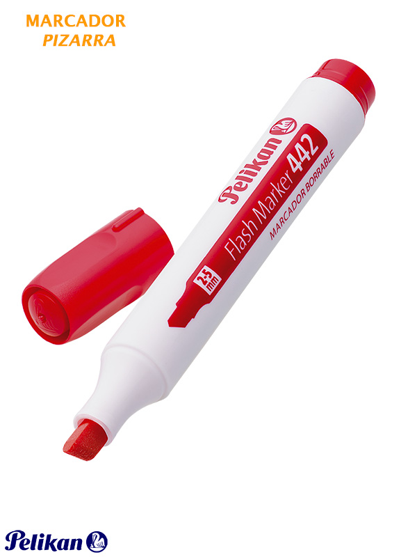 Marcador para pizarra pelikan flash marker 442 rojo