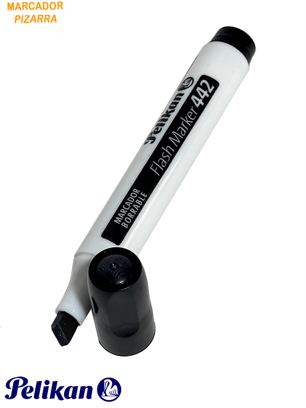 Marcador para pizarra pelikan flash marker 442 negro