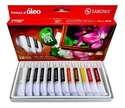 Pinturas al oleo x12