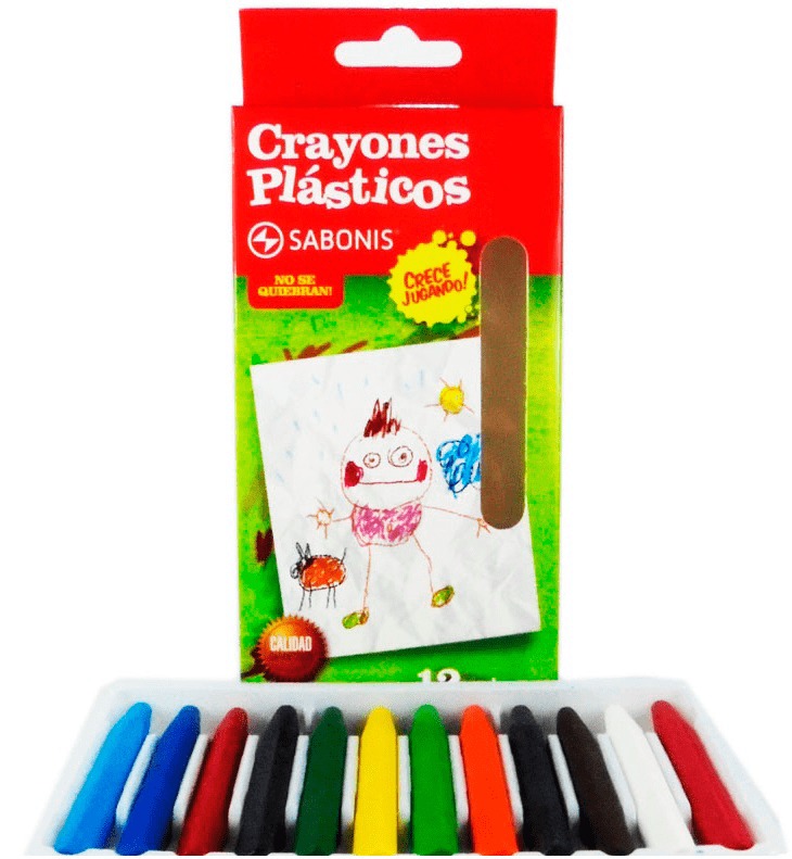 Crayones "sabonis" x12 surtidos
