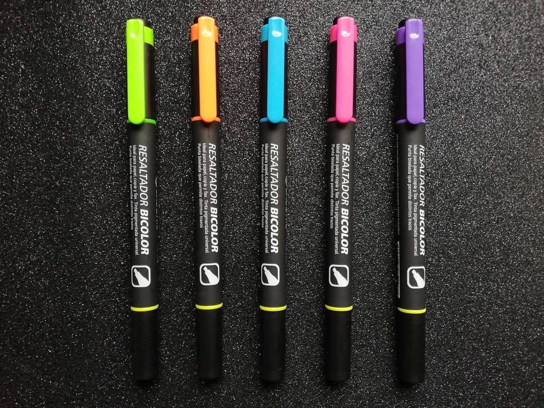 Resaltadores sabonis bicolor x 6 