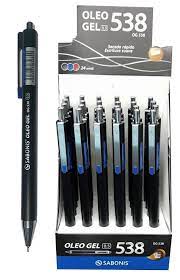 Lapicera oleo gel sabonis azul 538 