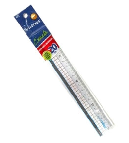 Regla sabonis borde metalico 20cm