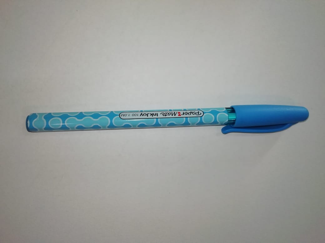 Lapicera paper mate celeste 
