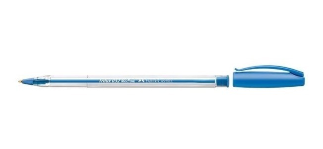 Lapicera faber castell celeste trilux 032 m