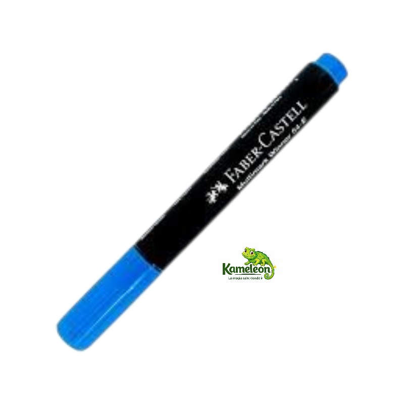 Marcador Permanente faber castell 54-E azul