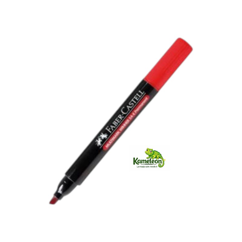 Marcador Permanente faber castell 54-E rojo