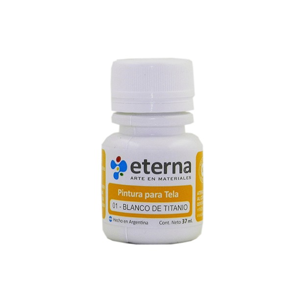 Pintura para tela blanco titanio n.01 x 37ml.