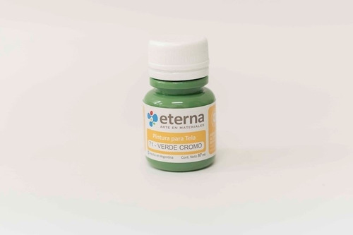 Pintura para tela71- verde  cromo x 37ml.