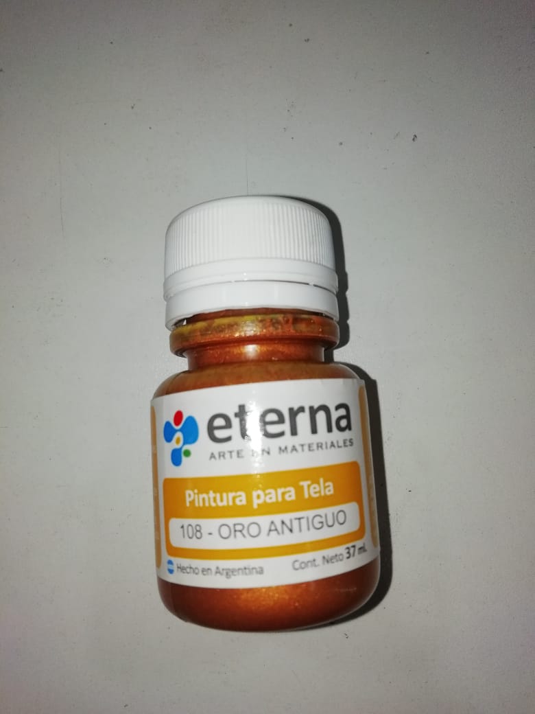 Pintura para tela 108-oro antiguo x 37ml