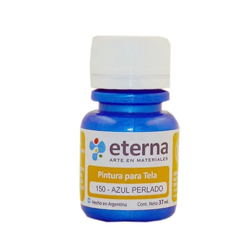 Pintura para tela azul perlado n.150 x 37ml.