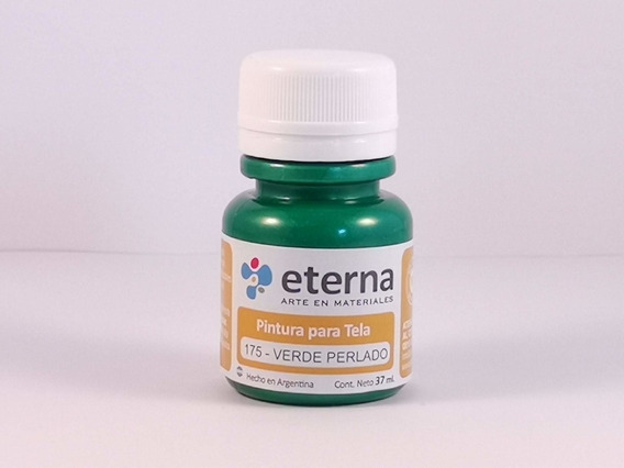 Pintura para tela 175- verde perlado x 37ml.