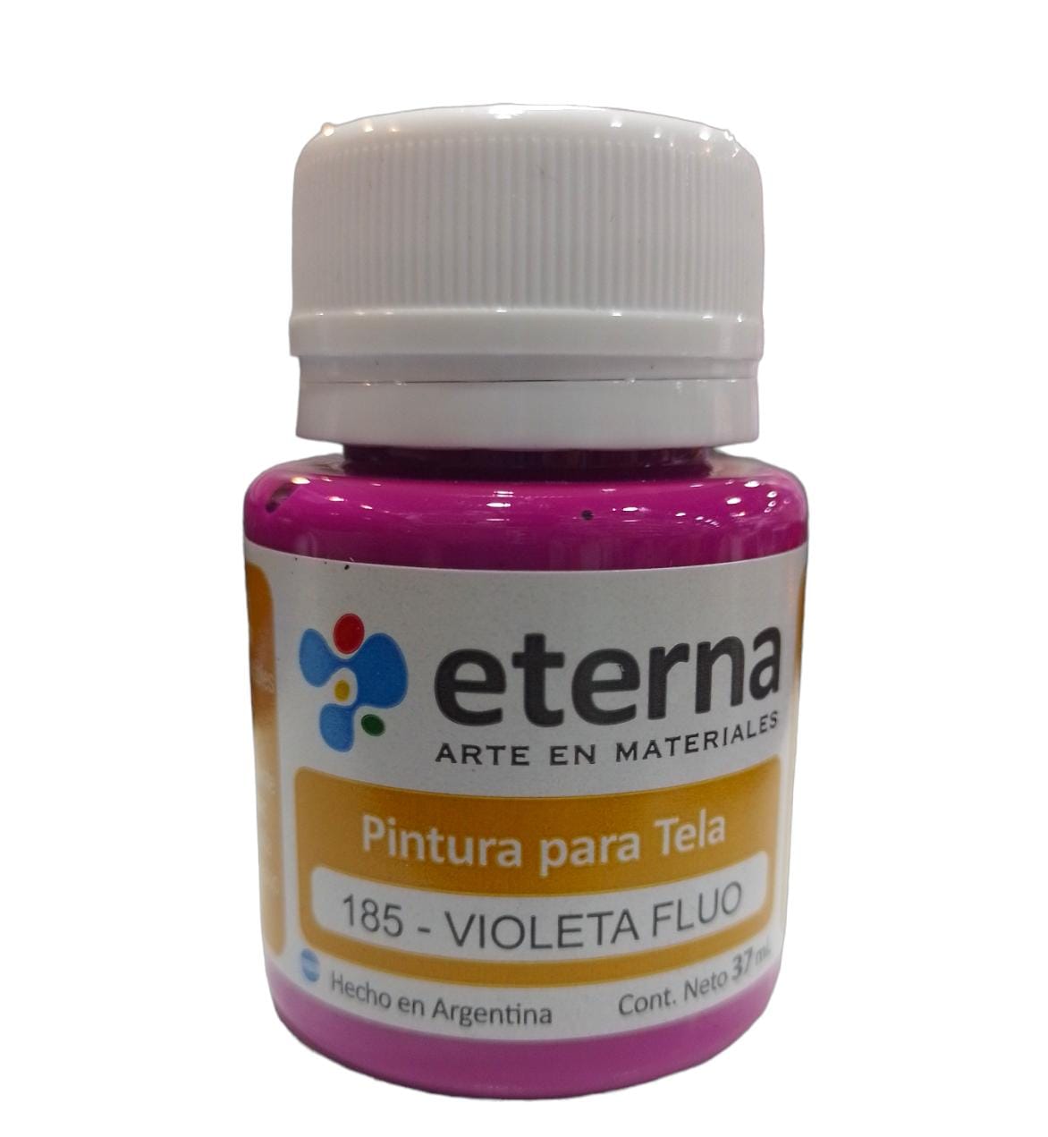 Pintura para tela  violeta fluo 37ml