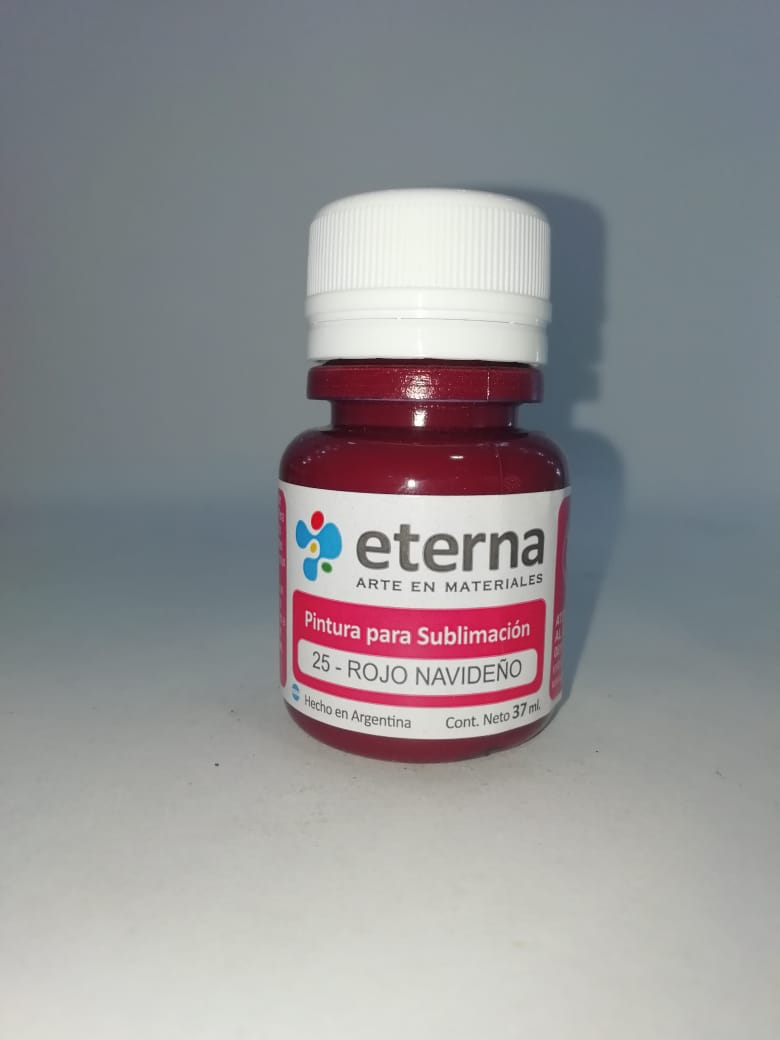 Pintura de sublimacion 25- rojo navideÑo 