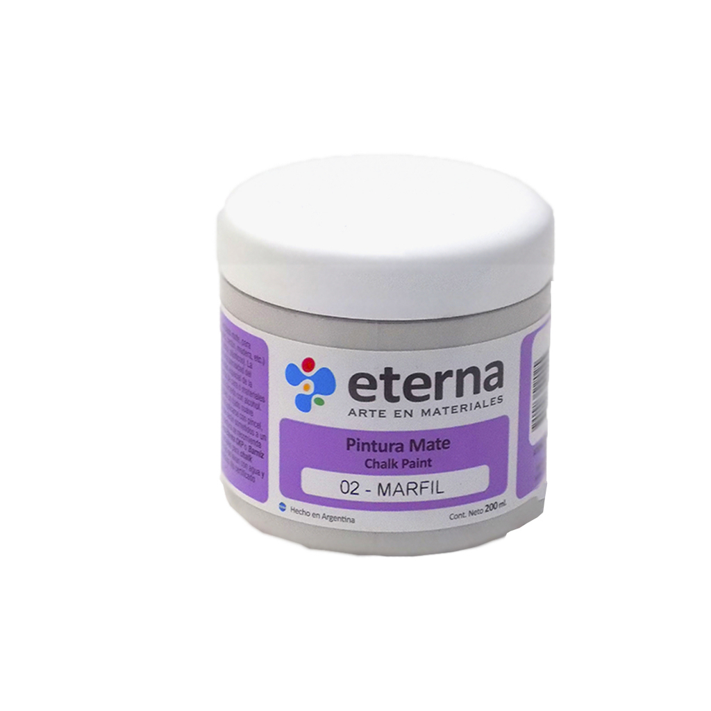 Pintura a la tiza eterna 02-marfil 200ml