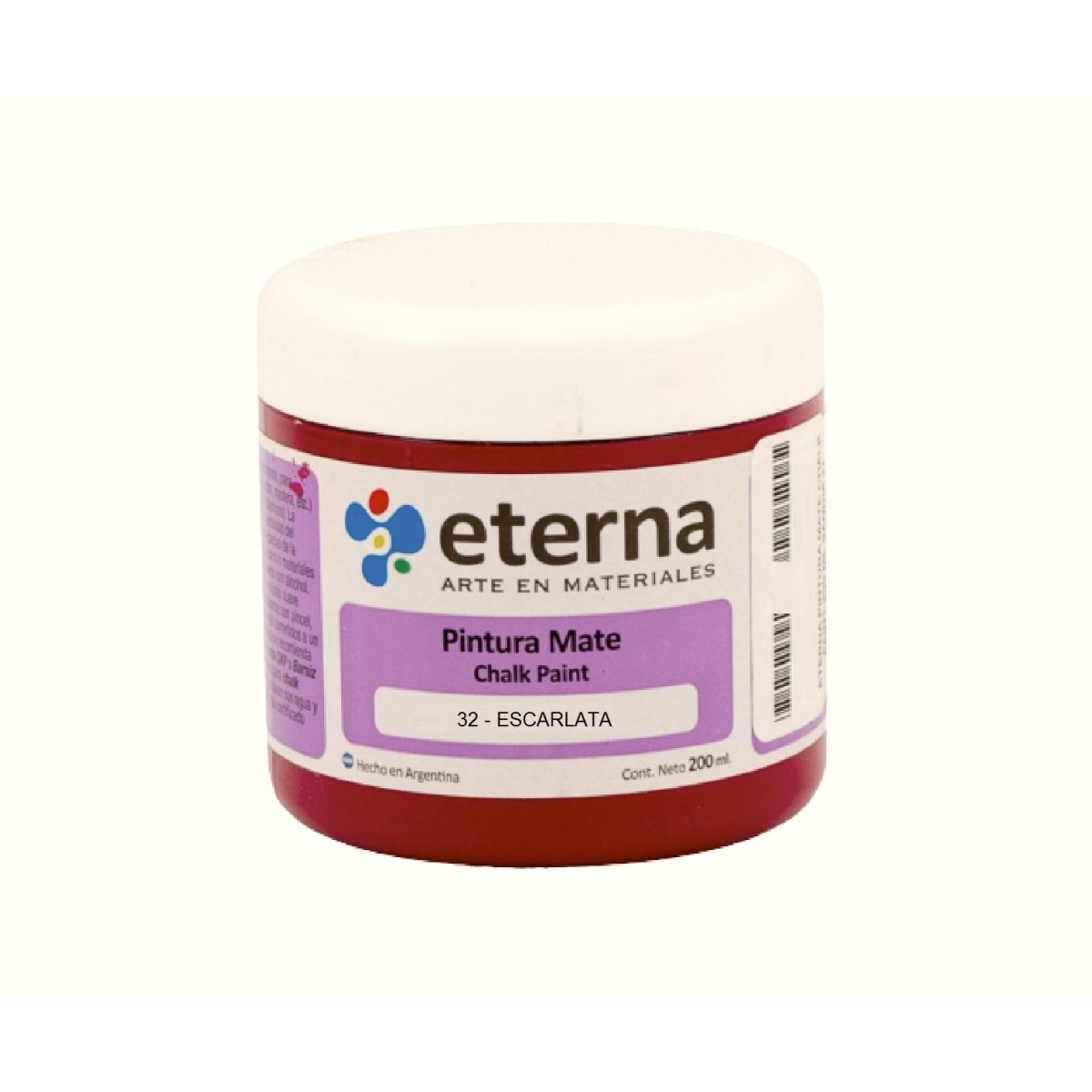 Pintura a la tiza eterna 32-escarlata 200ml