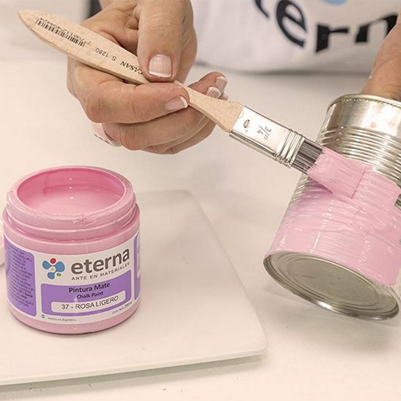 Pintura a la tiza eterna 37-rosa ligero 200ml