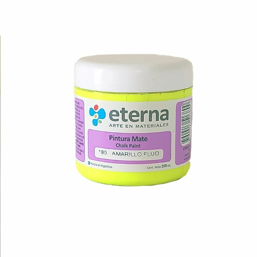 Pintura a la tiza eterna 180-amarillo fluo 200ml