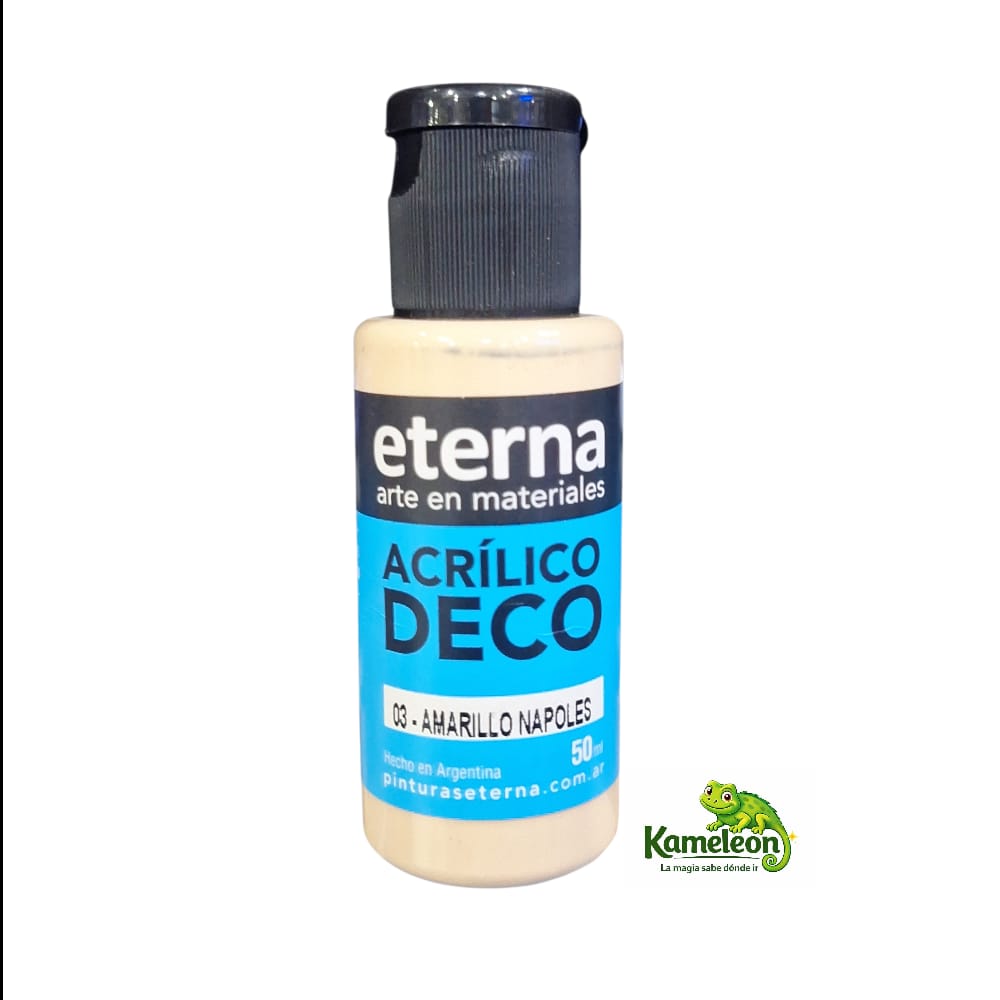 Acrilico eterna 50ml 03-amarillo napoles