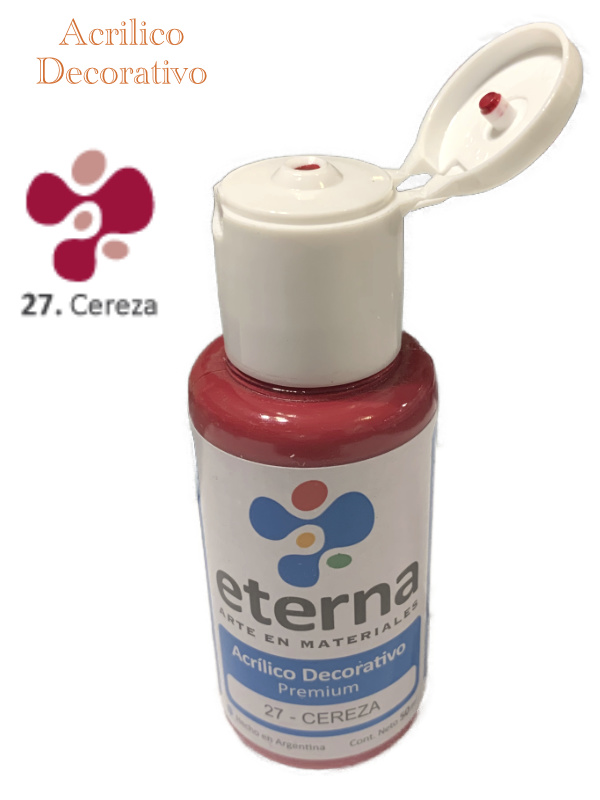 Acrilico eterna 50ml 27-cereza