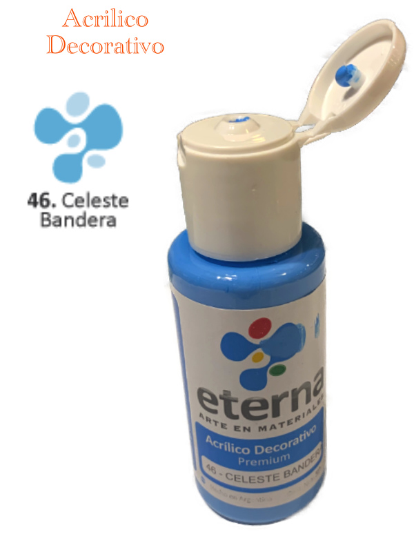 Acrilico eterna 50ml 46-celeste blanco