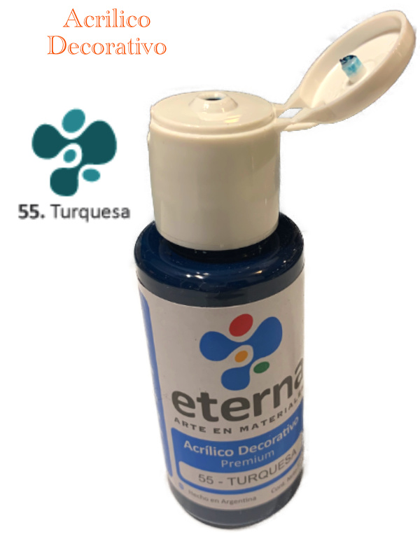 Acrilico eterna 50ml 55-turquesa
