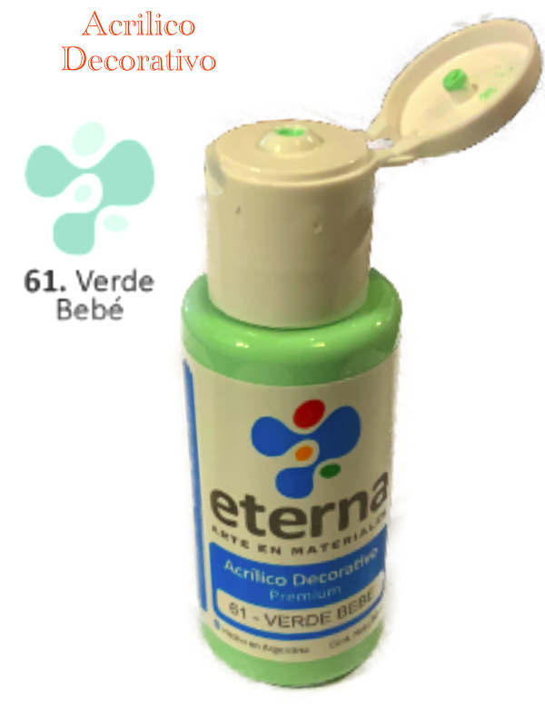 Acrilico eterna 50ml 61-verde bebe
