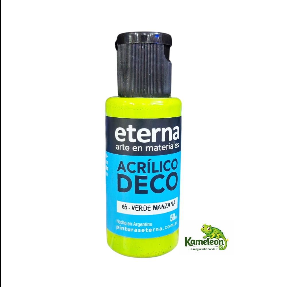 Acrilico eterna 50ml 65-verde manzana 