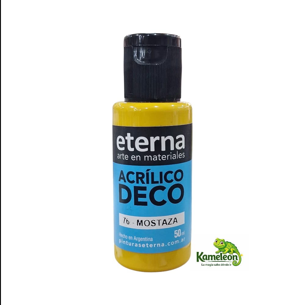 Acrilico eterna 50ml 76-mostaza 