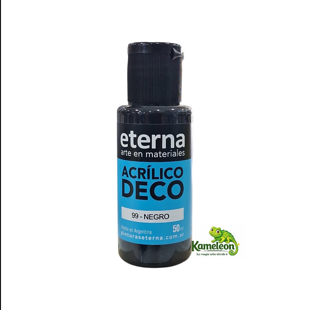 Acrilico eterna 50ml 99-negro