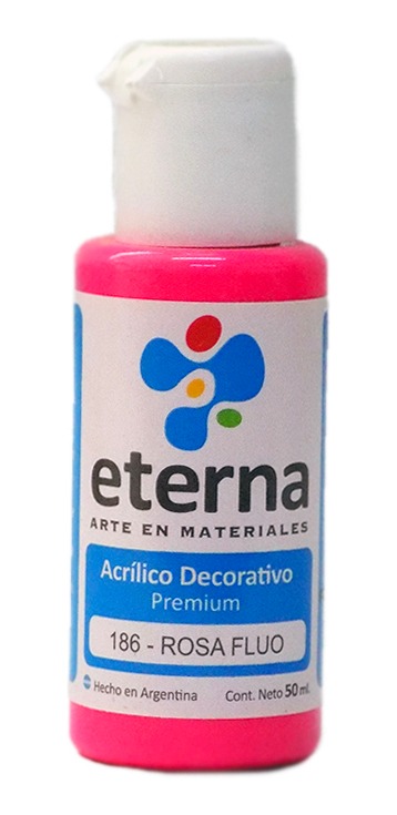 Acrilico eterna 50ml 186-rosa fluo