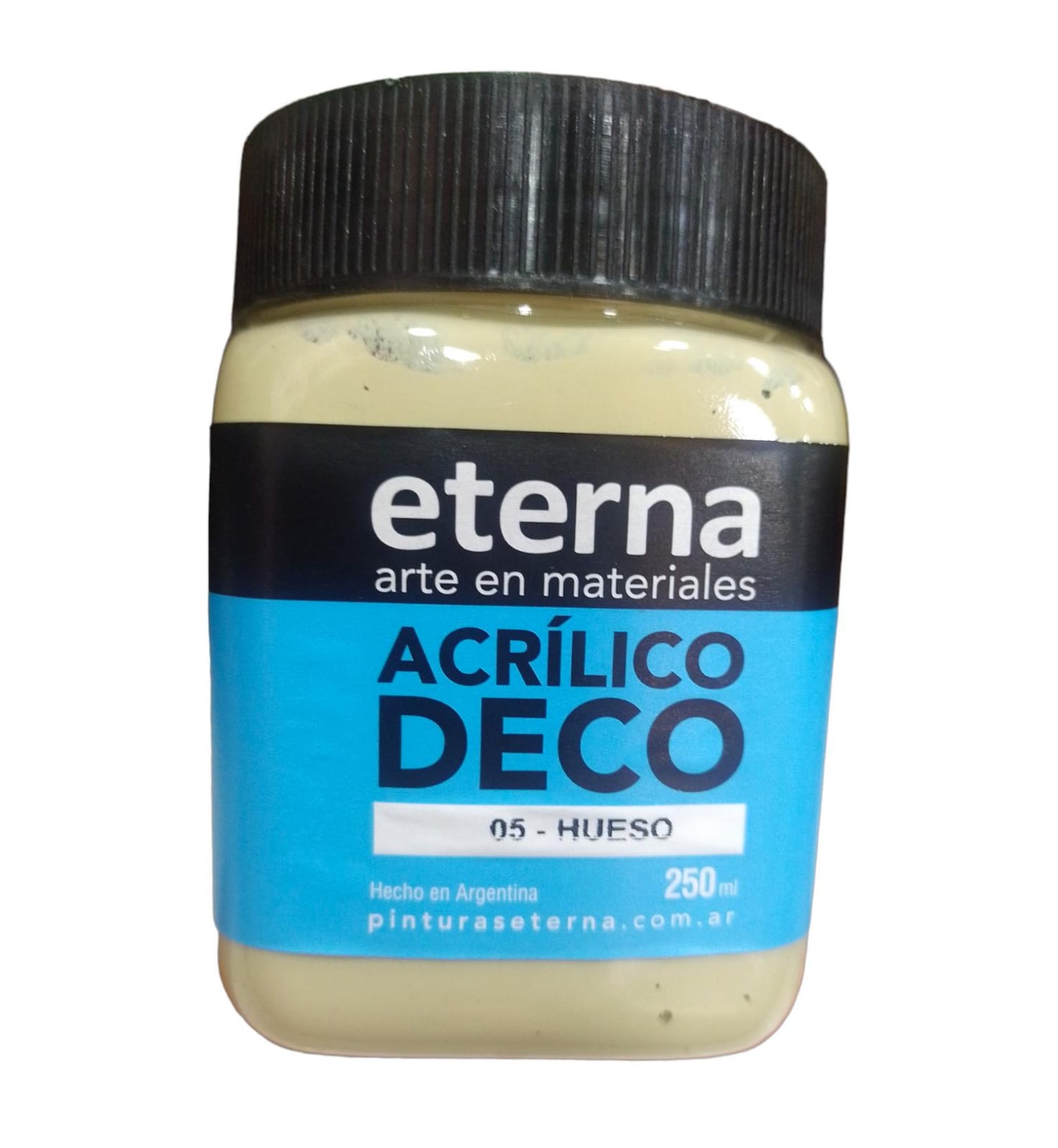 Acrilico eterna 250ml hueso 05