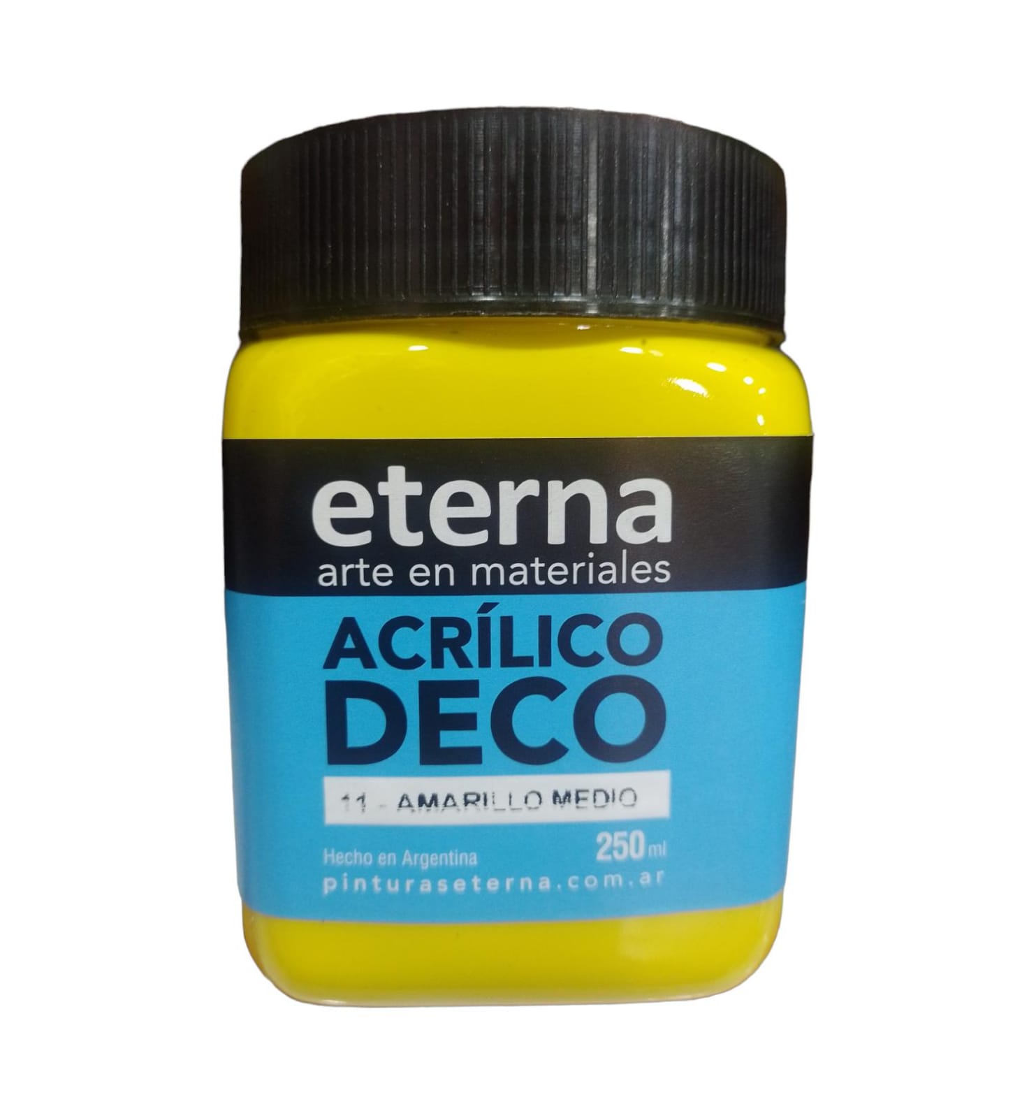 Acrilico eterna 250ml amarillo medio 11   