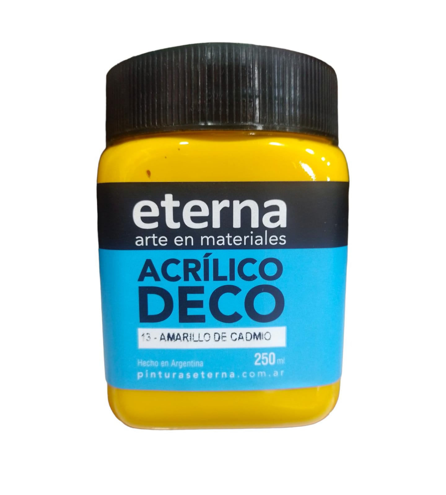 Acrilico eterna 250ml amarillo cadmio 13