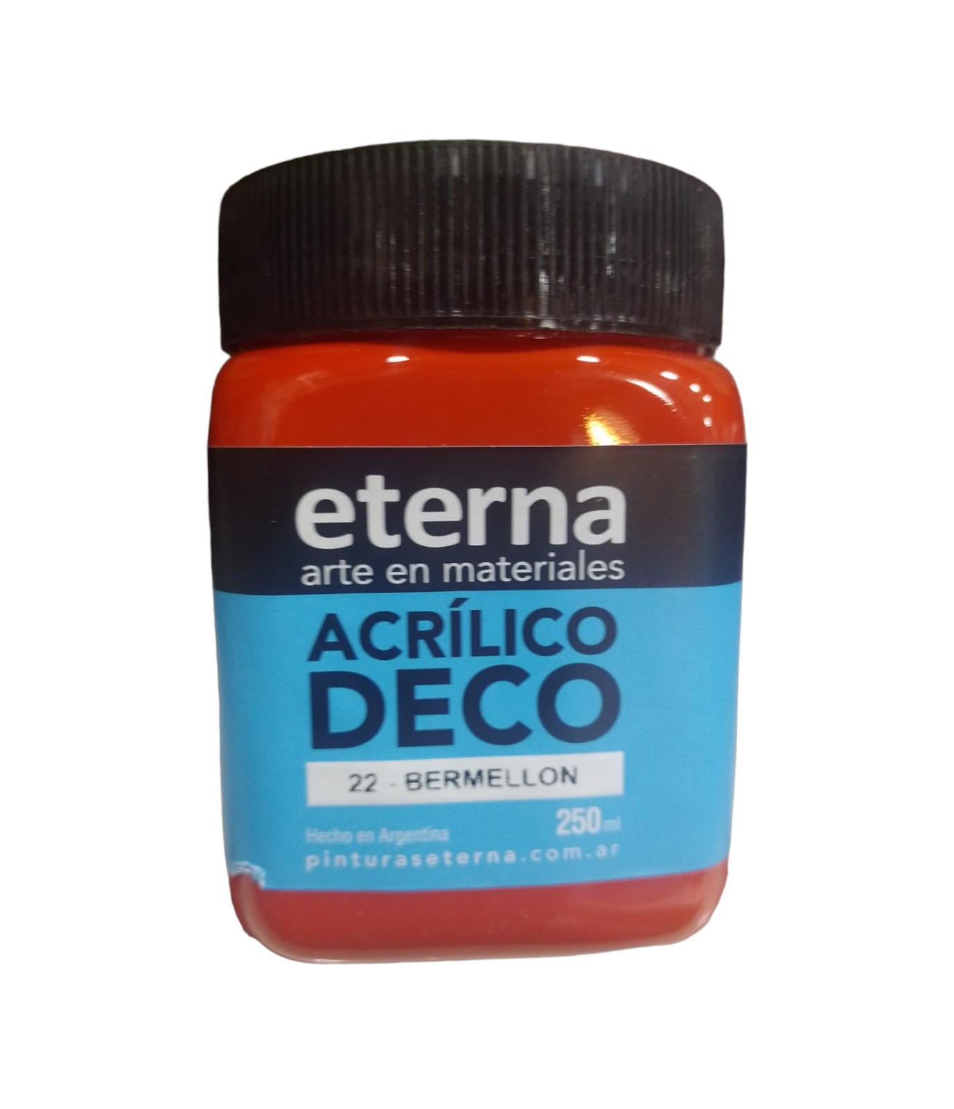 Acrilico eterna 250ml bermellon 22 