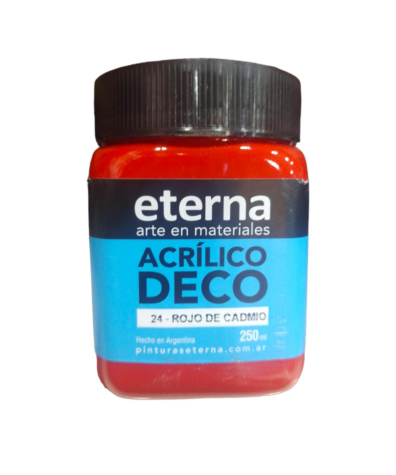 Acrilico eterna 250ml rojo cadmio 24 