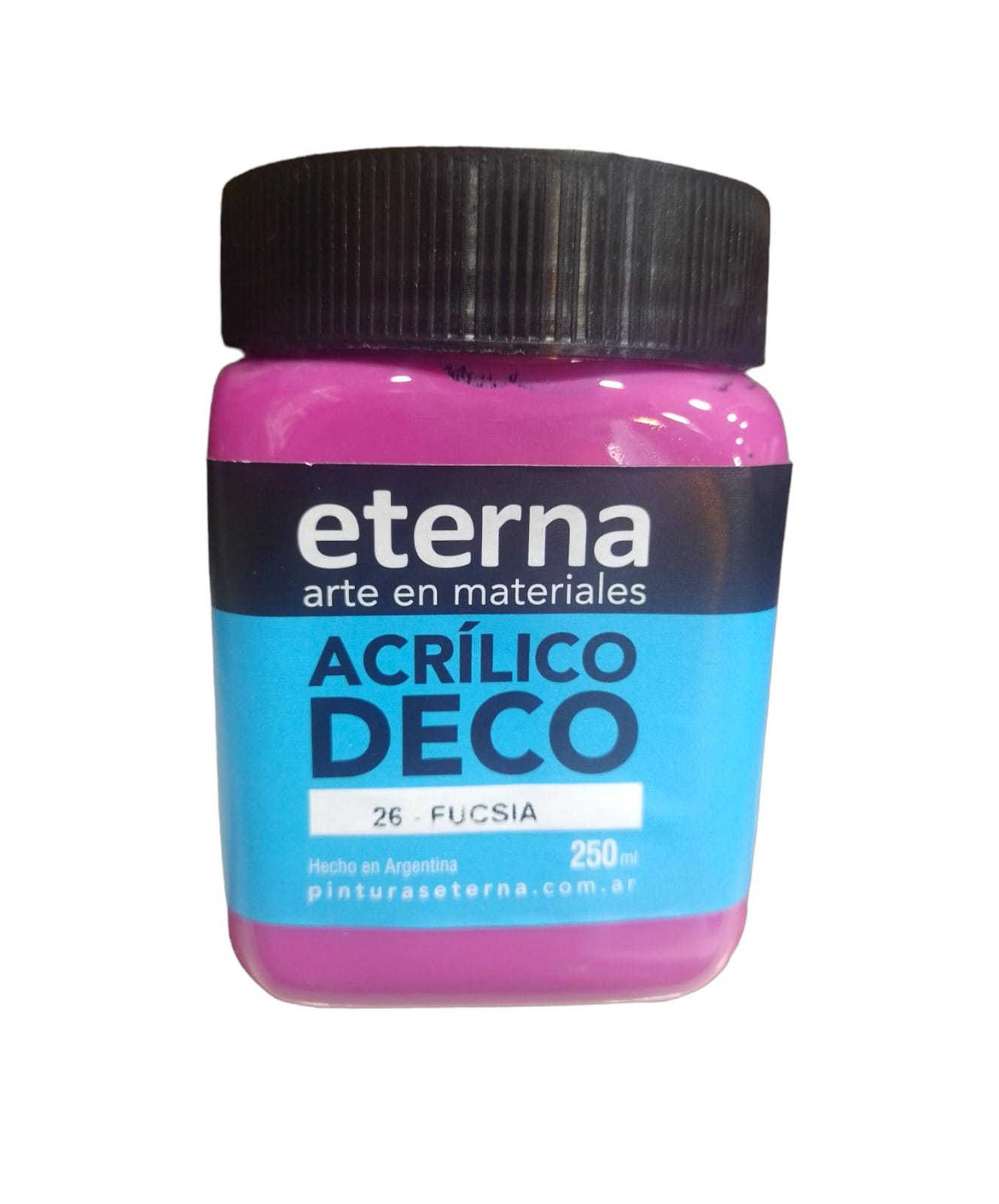 Acrilico eterna 250ml fucsia 26 