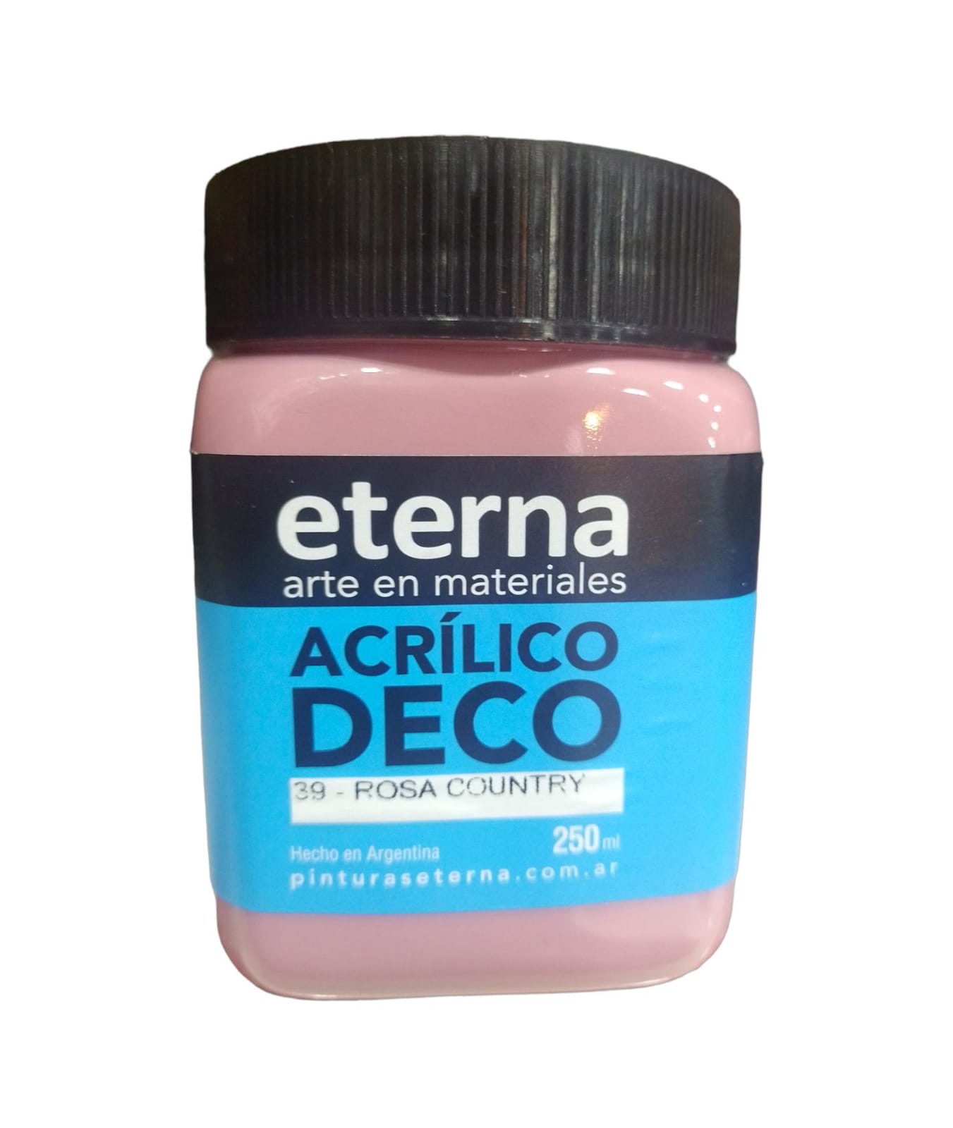 Acrilico eterna 250ml rosa country 39