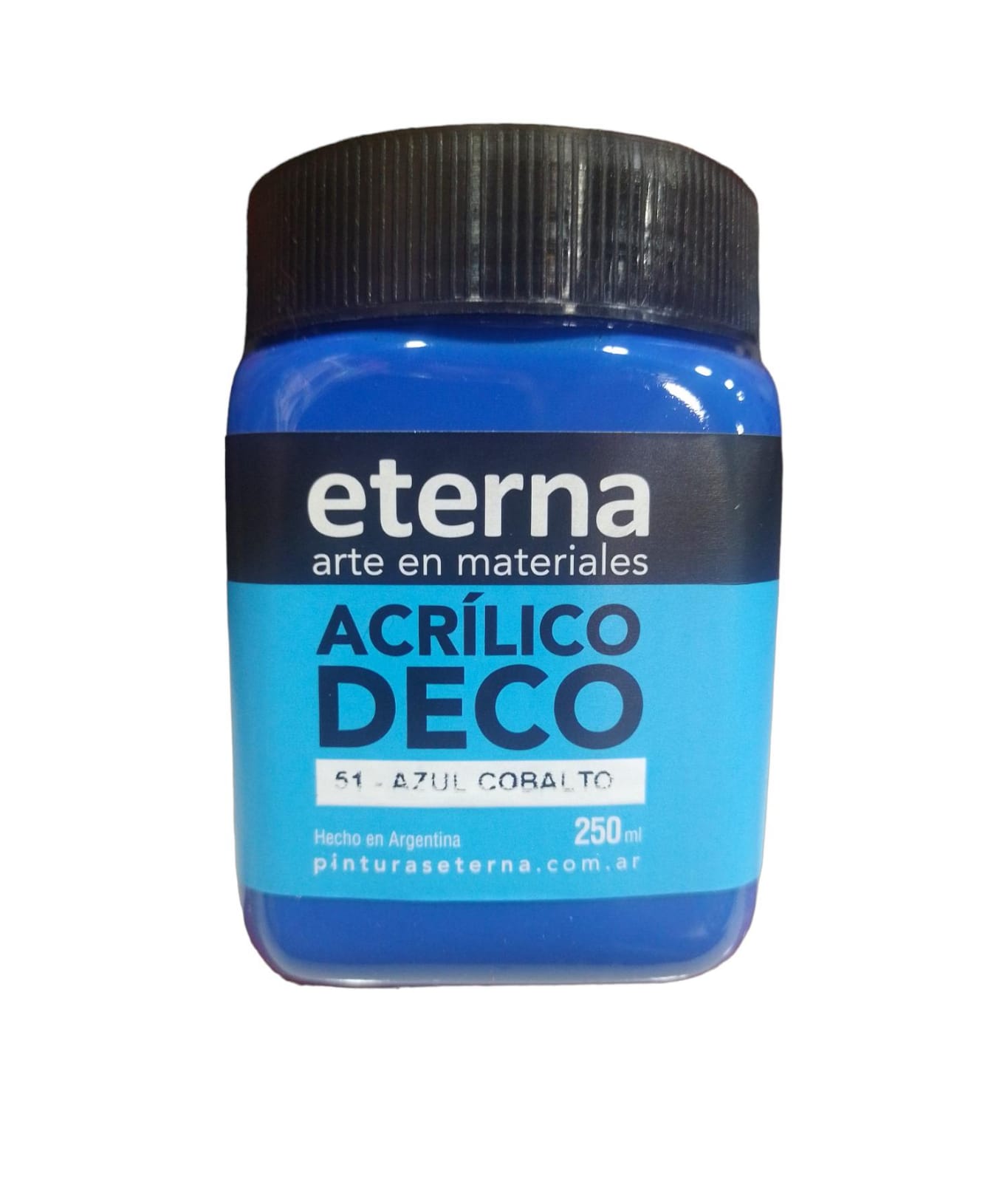 Acrilico eterna 250ml azul cobalto 51  