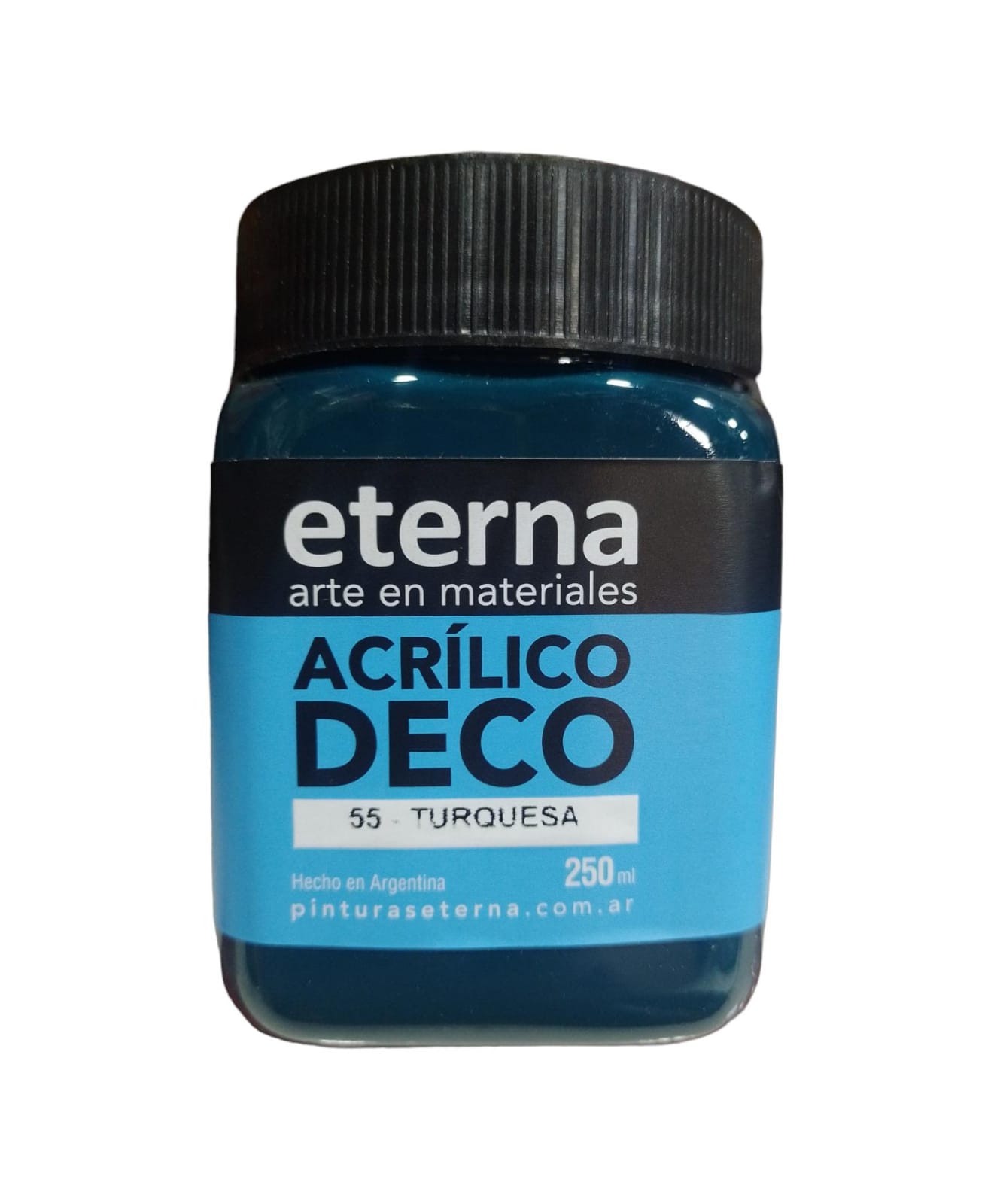Acrilico eterna 250ml turquesa 55