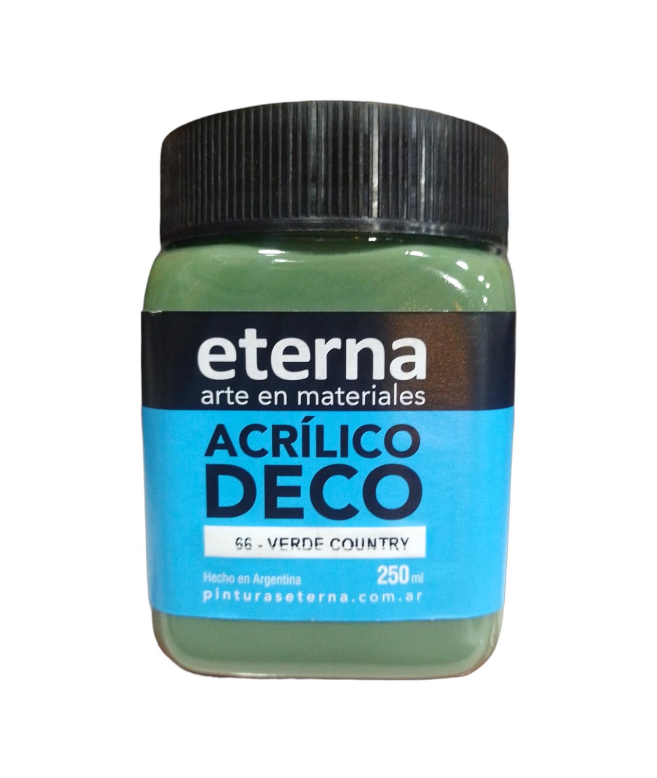 Acrilico eterna 250ml verde country 66 