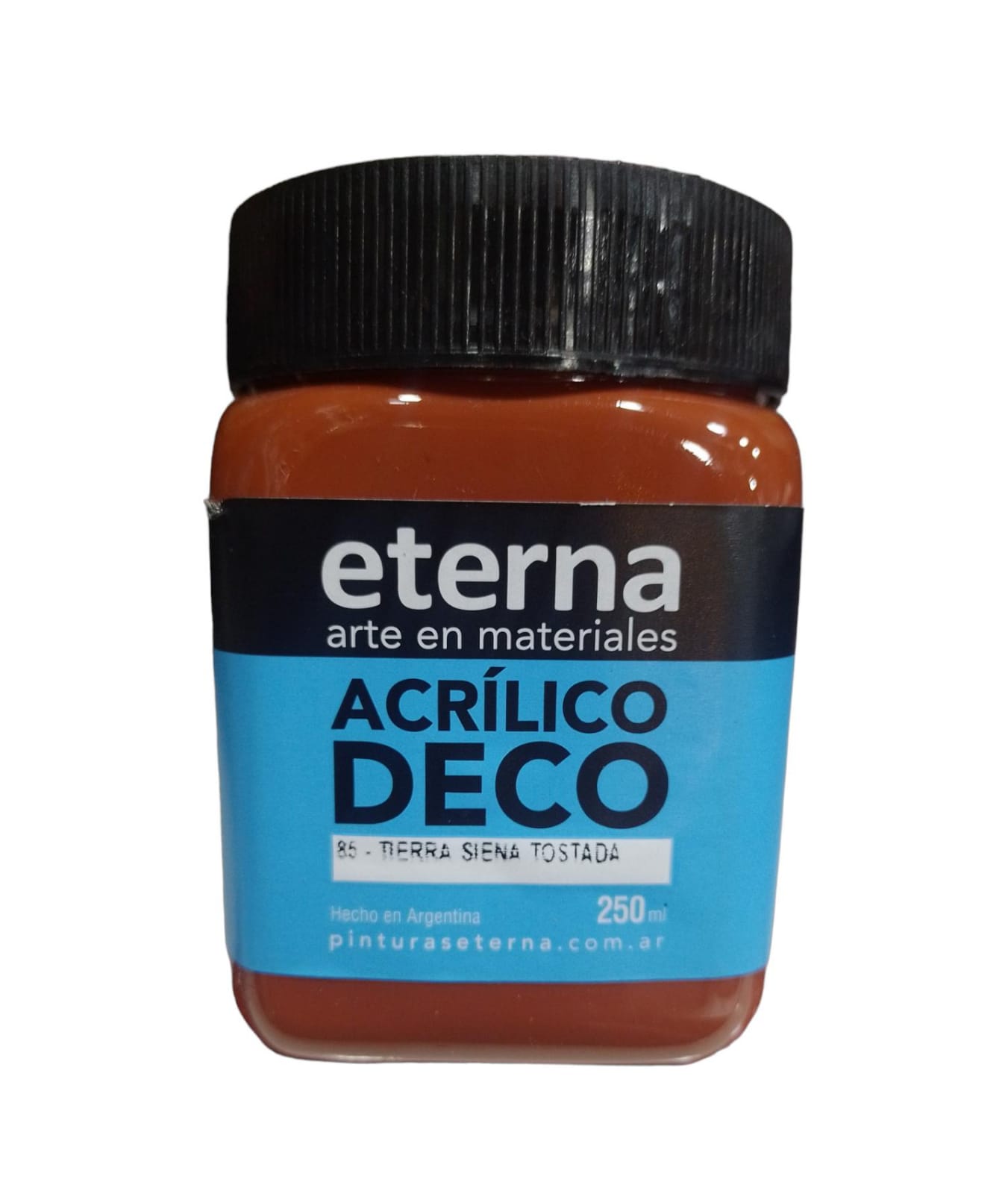 Acrilico eterna 250ml tierra siena tostada 85