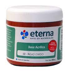 Base acrilica eterna 30-rojo oxido 