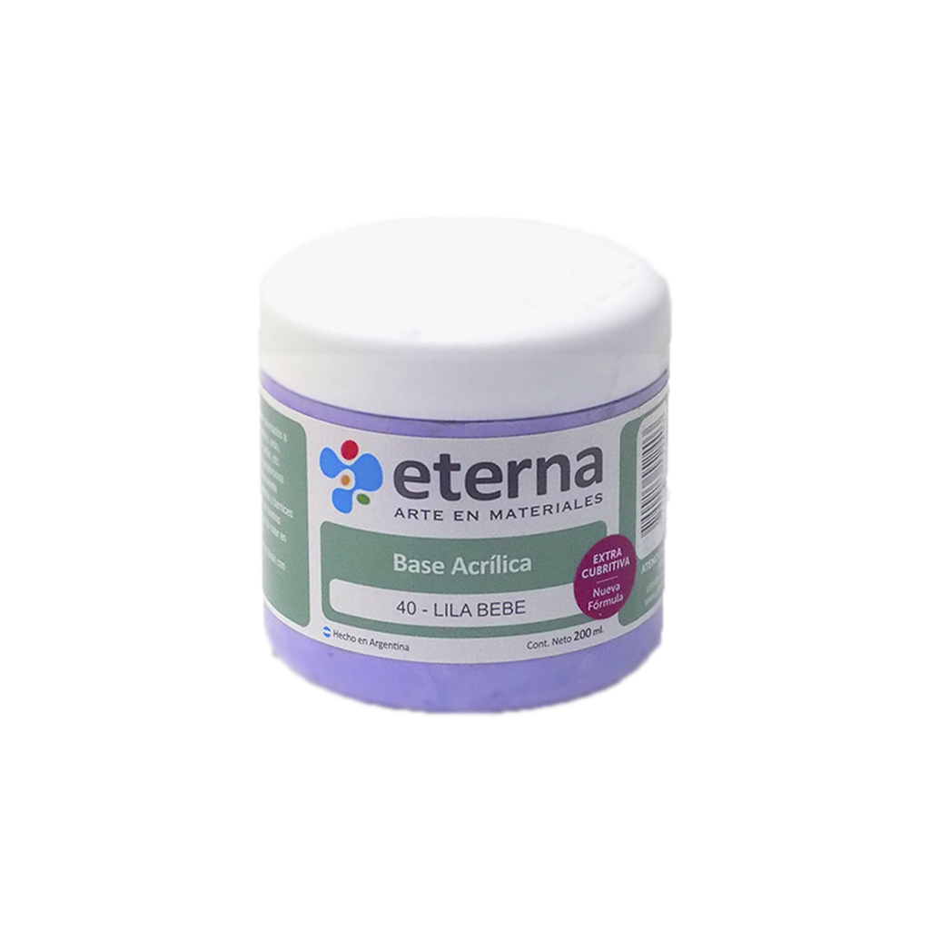 Base acrilica eterna 40-lila bebe