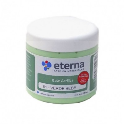 Base acrilica eterna 61-verde bebe